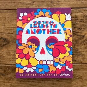 Colorful Art Book with Skull Design One Thing Leads to Another: The Posters